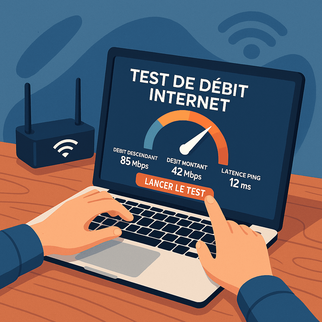 Test de débit internet : mesurer et améliorer votre connexion en 2025