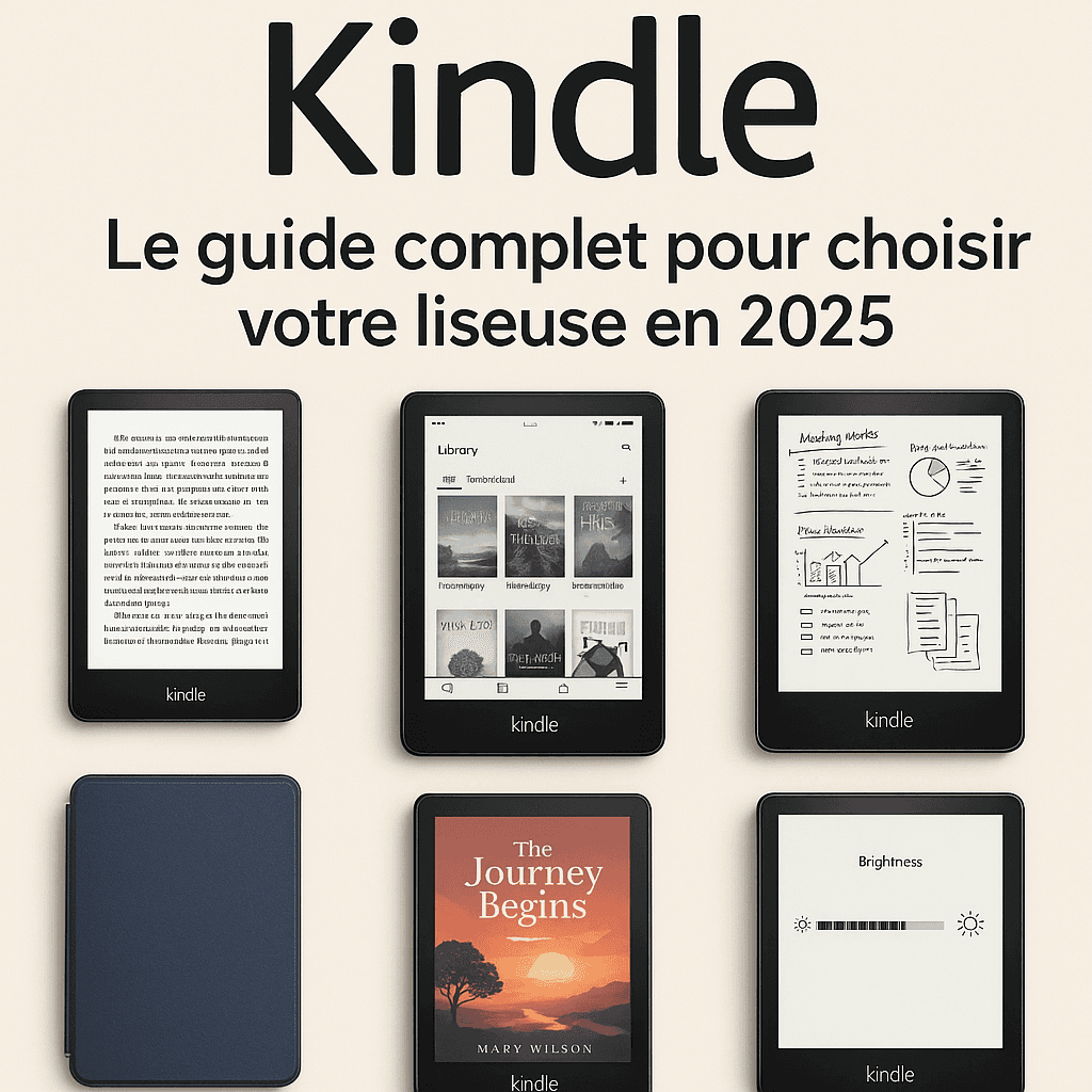 Kindle : Le guide complet pour choisir votre liseuse en 2025