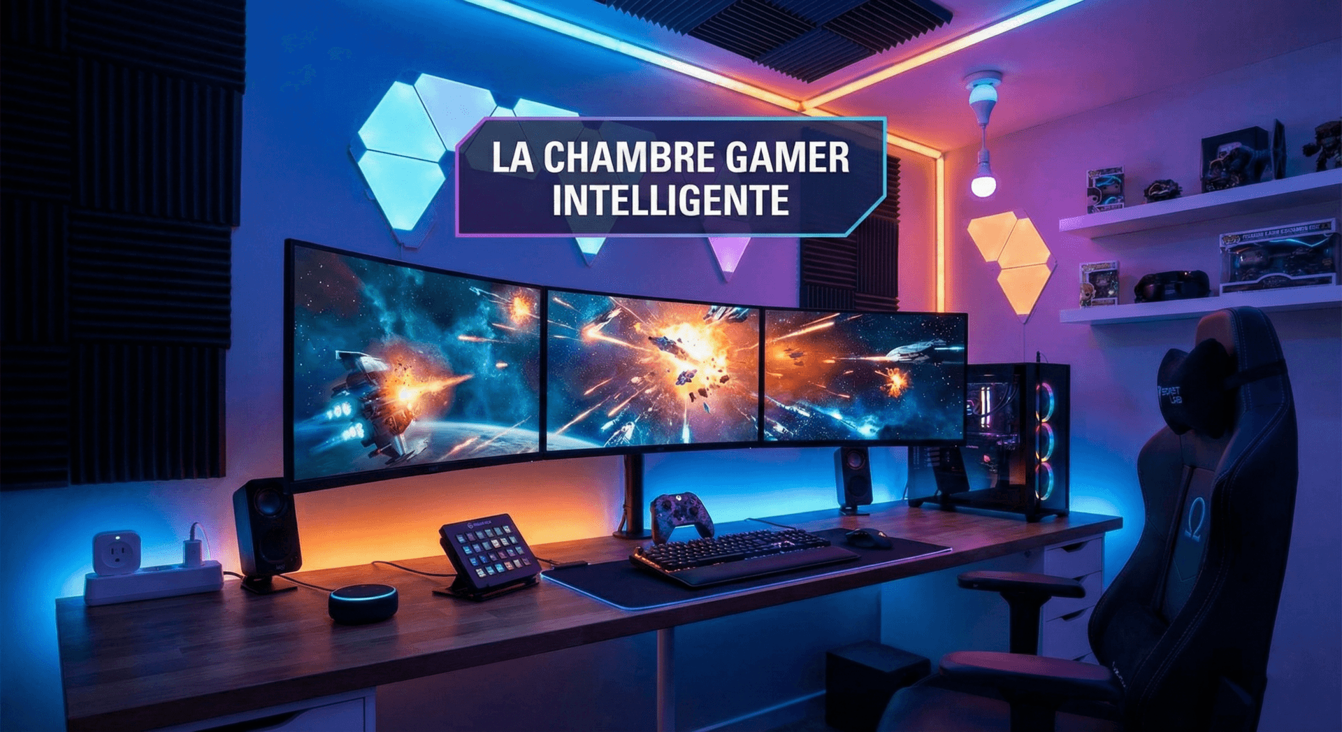 Comment domotiser sa chambre gamer : le guide pour débuter et gagner en immersion